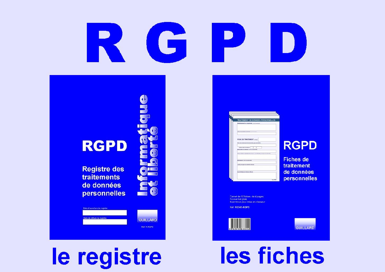 RGPD: le registre et les fiches de traitement des données personnelles
