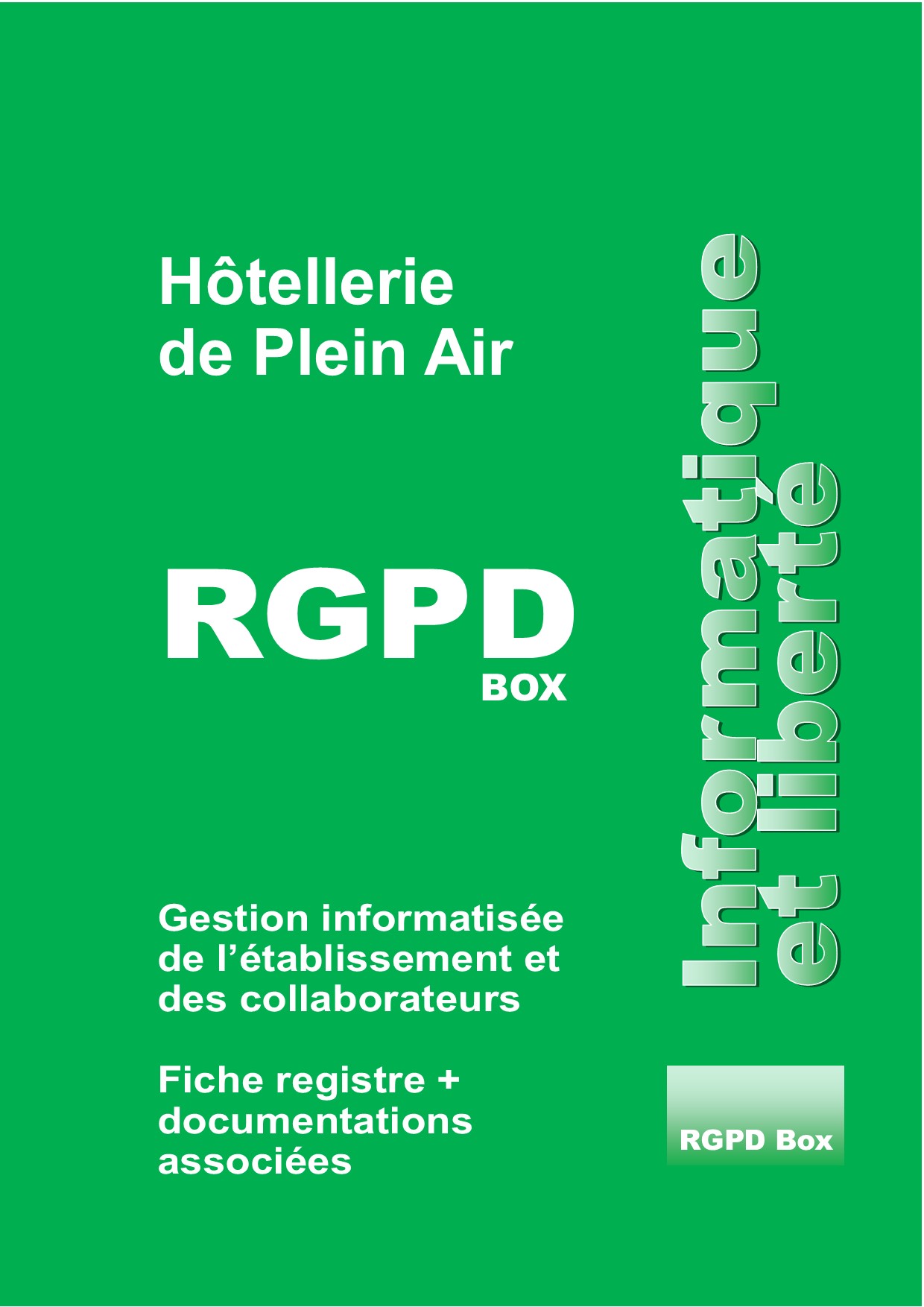 Pack de conformité RGPDBox.HPA - Le RGPD en Hôtellerie de Plein Air